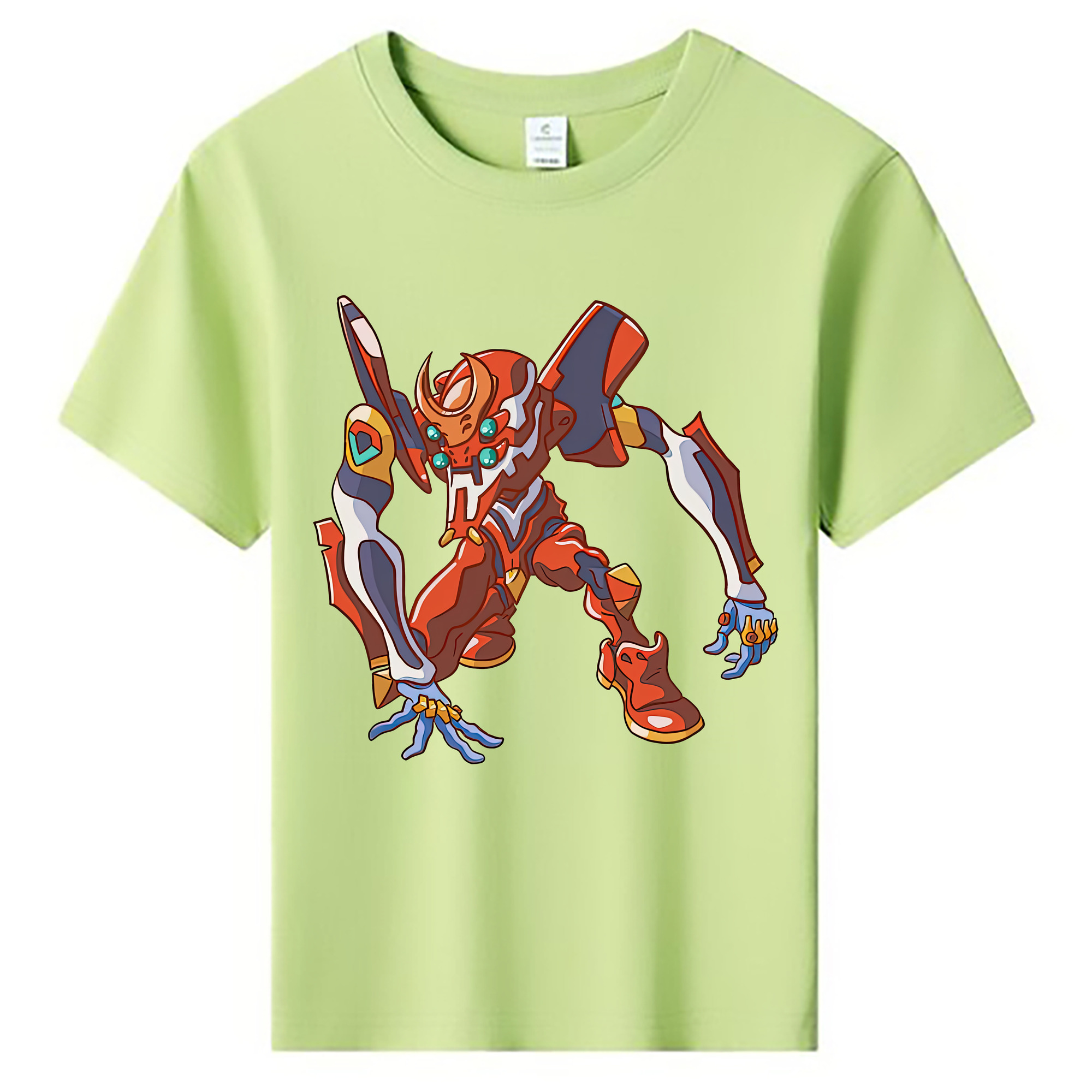 （画像用） EVA 新世紀エヴァンゲリオン 綿100％キッズTシャツ（フロントプリント）